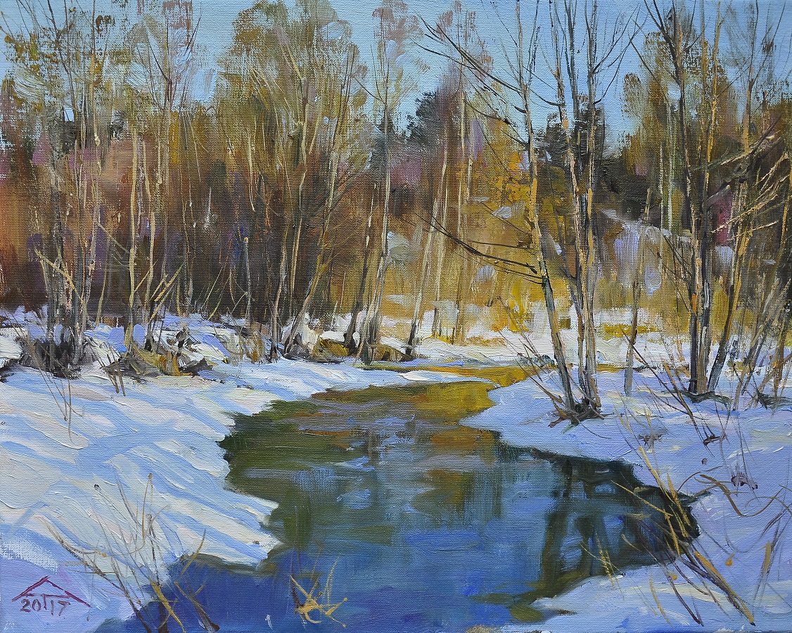 Spring Creek 2017 Oil on Canvas 40x50.JPG