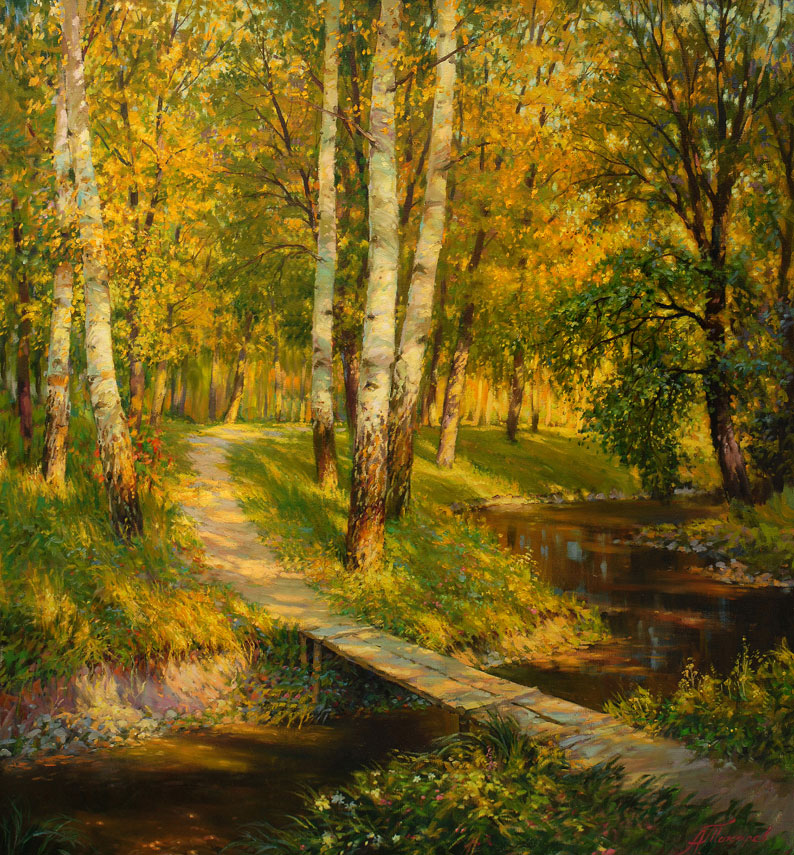 Forest coolness, 2009., Oil on canvas, 120x110