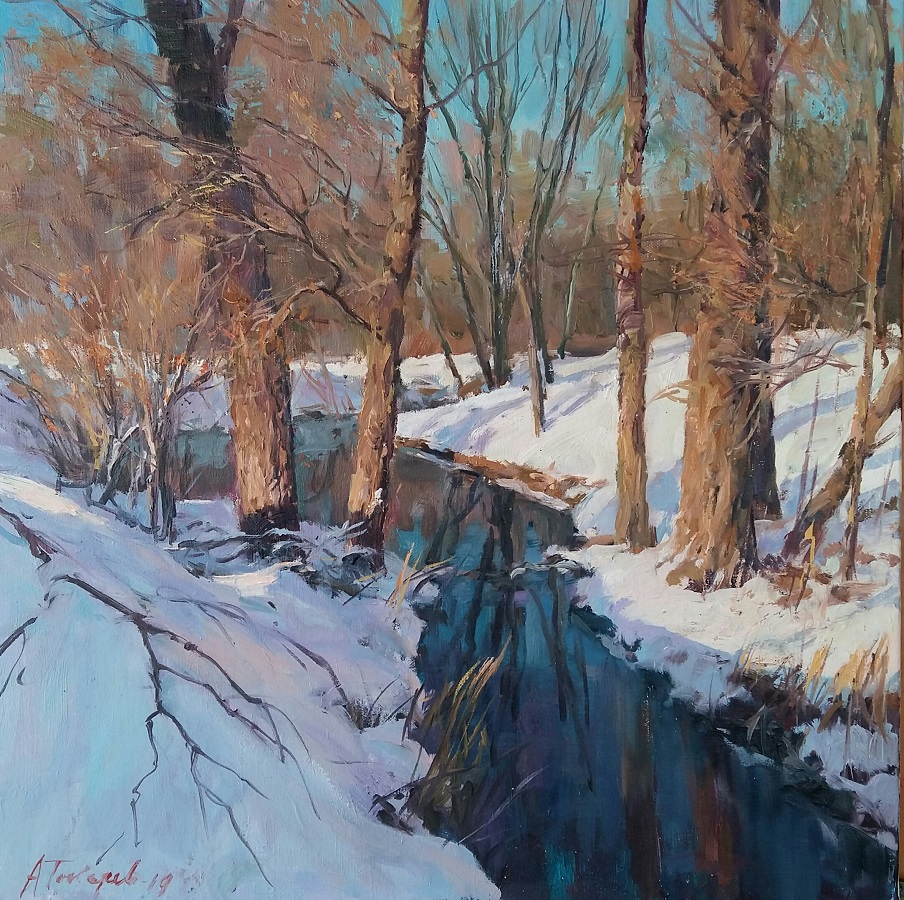 Winter sketch, 2018, oil on canvas, 60x50cm..jpg